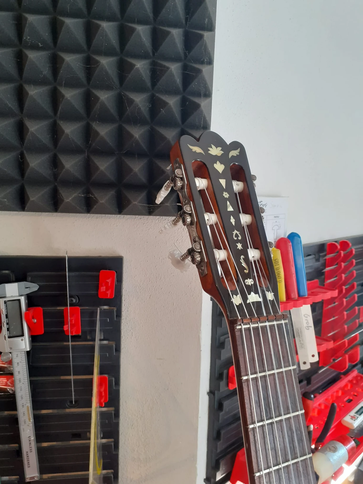 Rudolf Stark Konzertgitarre Restaurierung – Detailansicht 15 – Gitarrenreparatur Heier Guitars bei Dresden und Meißen